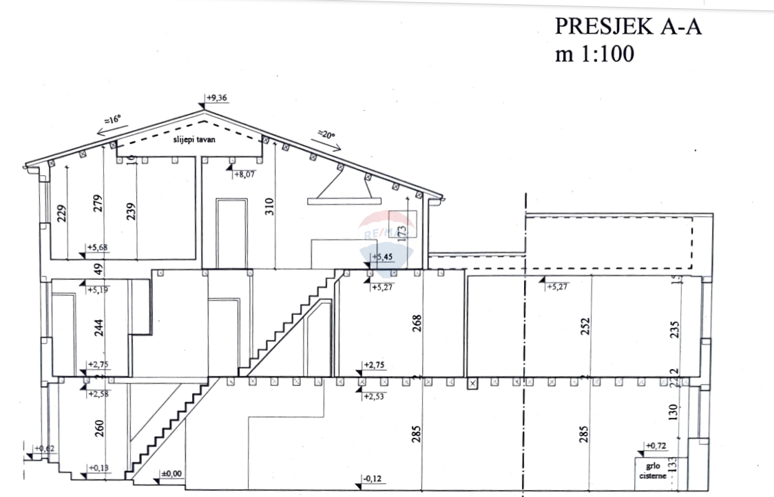 Istra,Rovinj-hiša,staro mestno jedro,center, za obnovo-244m2