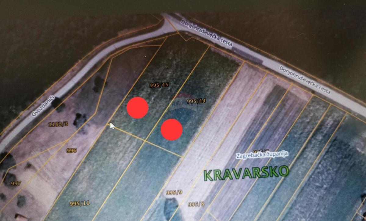 Stavbno zemljišče Gladovec Kravarski, Kravarsko, 4.114m2