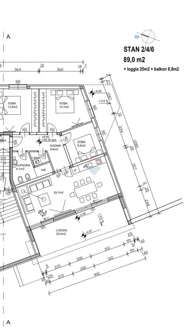 Stanovanje/Apartma Klenovica, Novi Vinodolski, 122m2