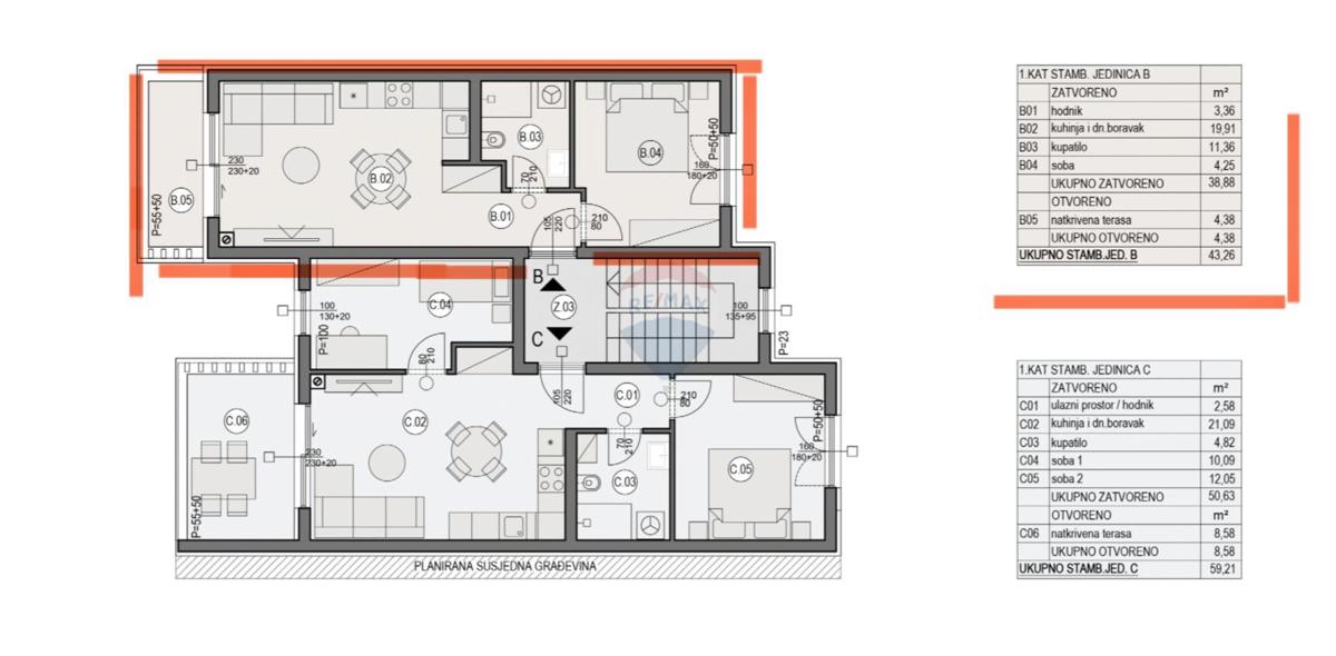 Stanovanje/Apartma Dolinka, Pula, 43,26m2