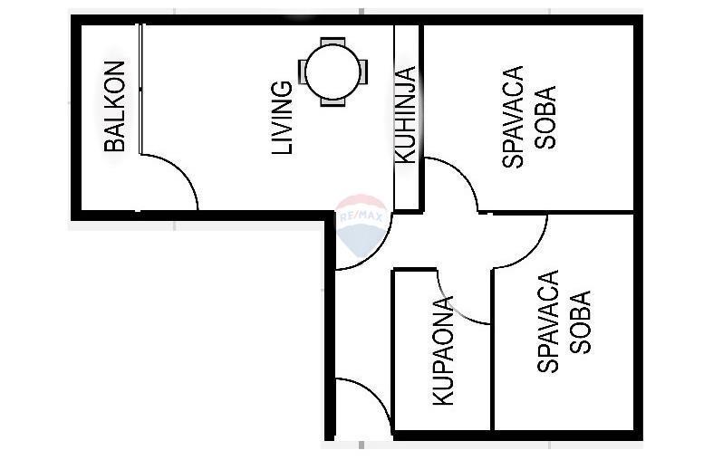 Stanovanje/Apartma Drenova, Rijeka, 55,49m2