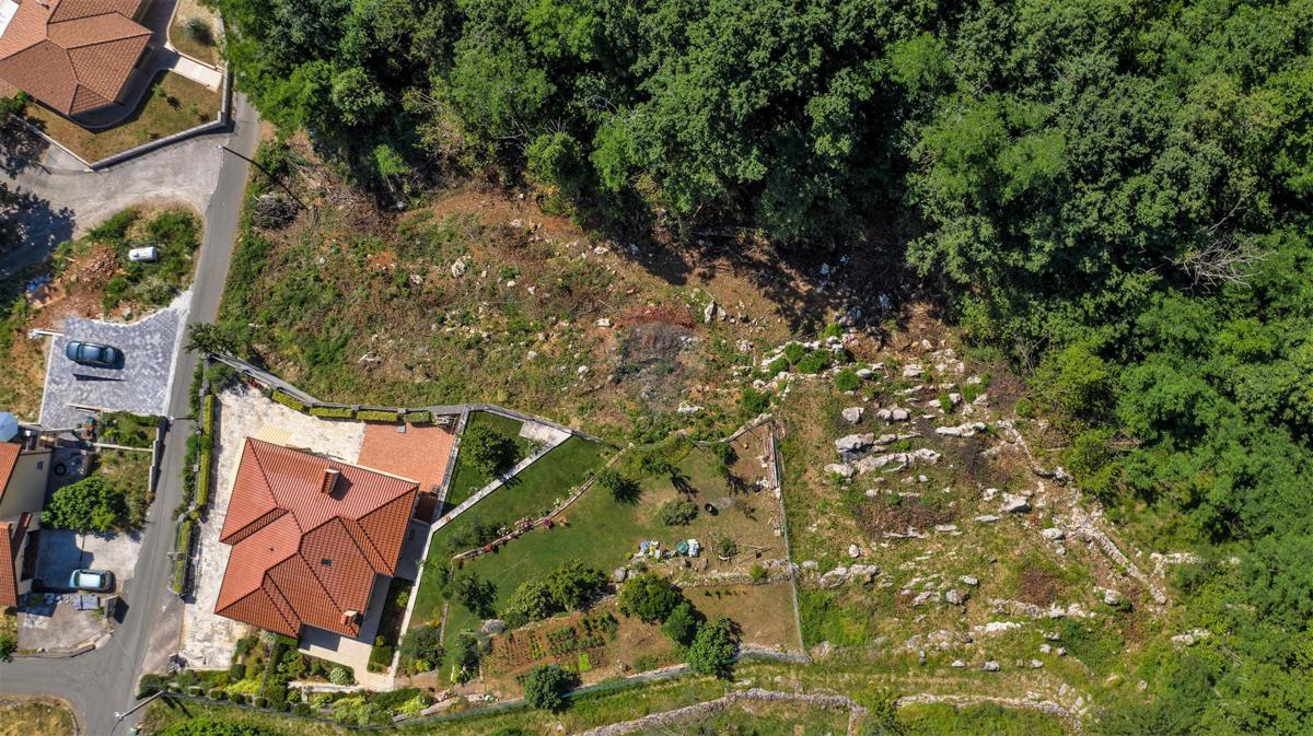 Stavbno zemljišče Liganj, Lovran, 1.384m2