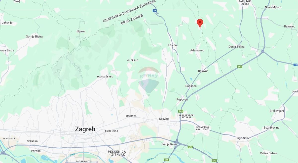 Stavbno zemljišče Moravče, Sesvete, 1.125m2