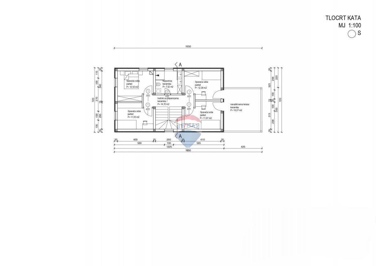 Stavbno zemljišče Domijanići, Žminj, 1.351m2