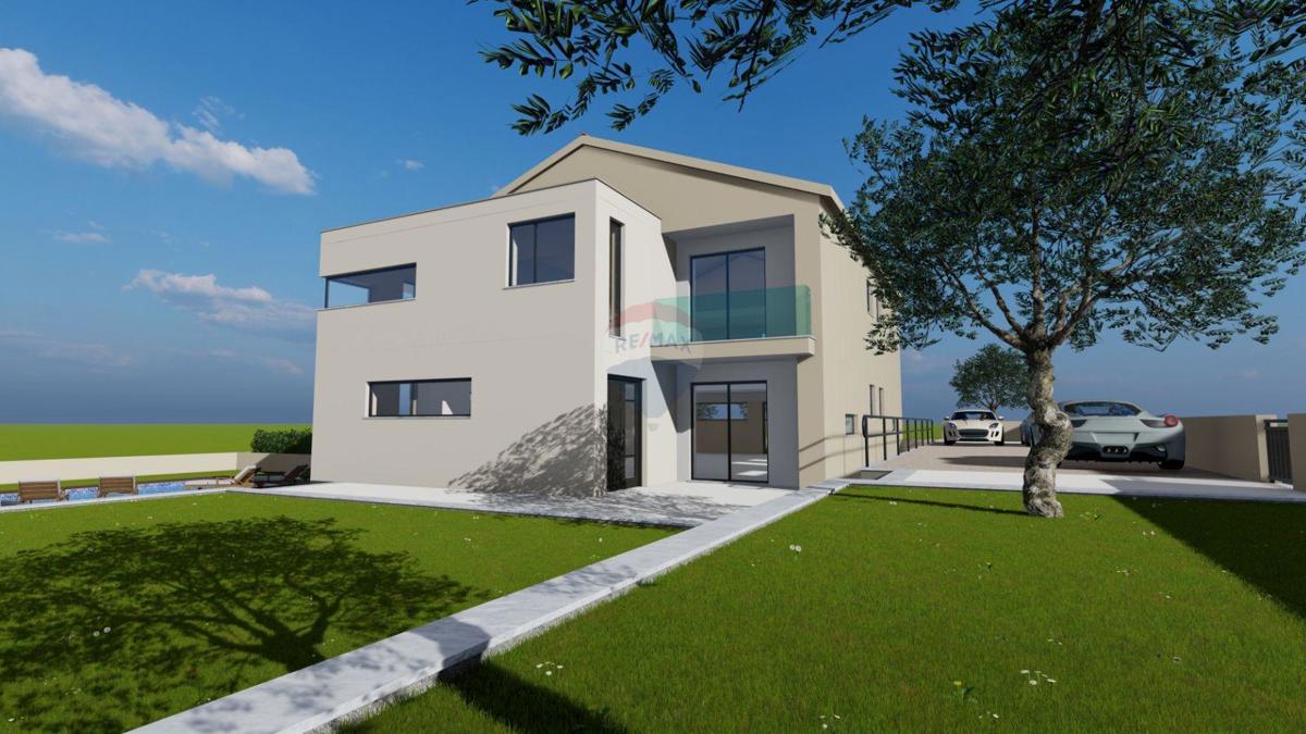 Hiša z veliko parcelo in gradbenim dovoljenjem, le 1,5 km od morja