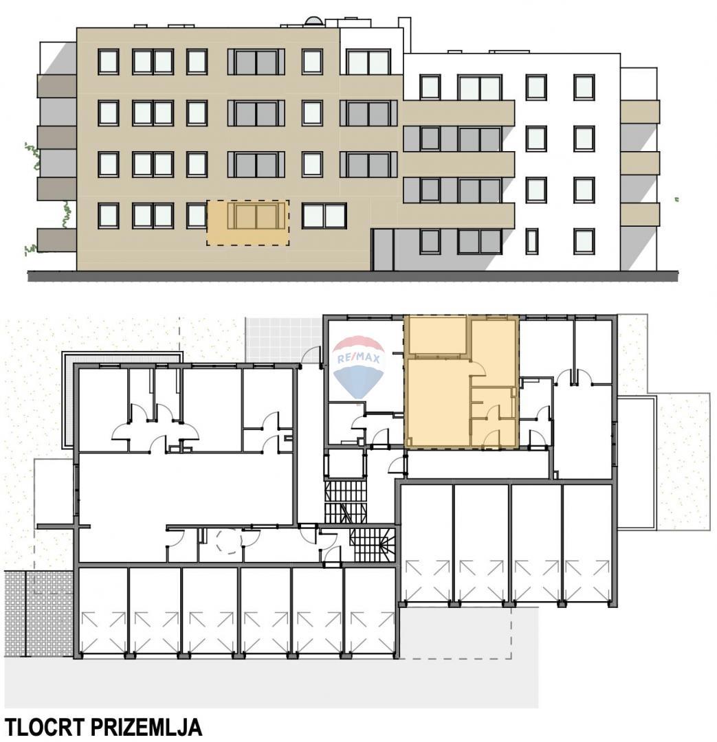 Senj – novogradnja v centru, stanovanje z ložo in parkirnim mestom