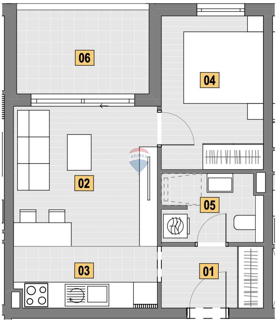 Senj – novogradnja v centru, stanovanje z ložo in parkirnim mestom