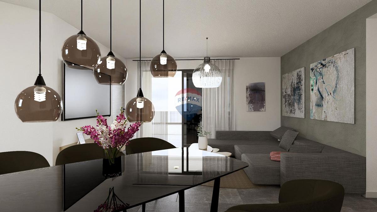 Privlačno stanovanje v novogradnji s pogledom na morje – Vrbnik