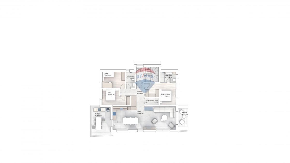 Stavbno zemljišče Krk, 753,56m2