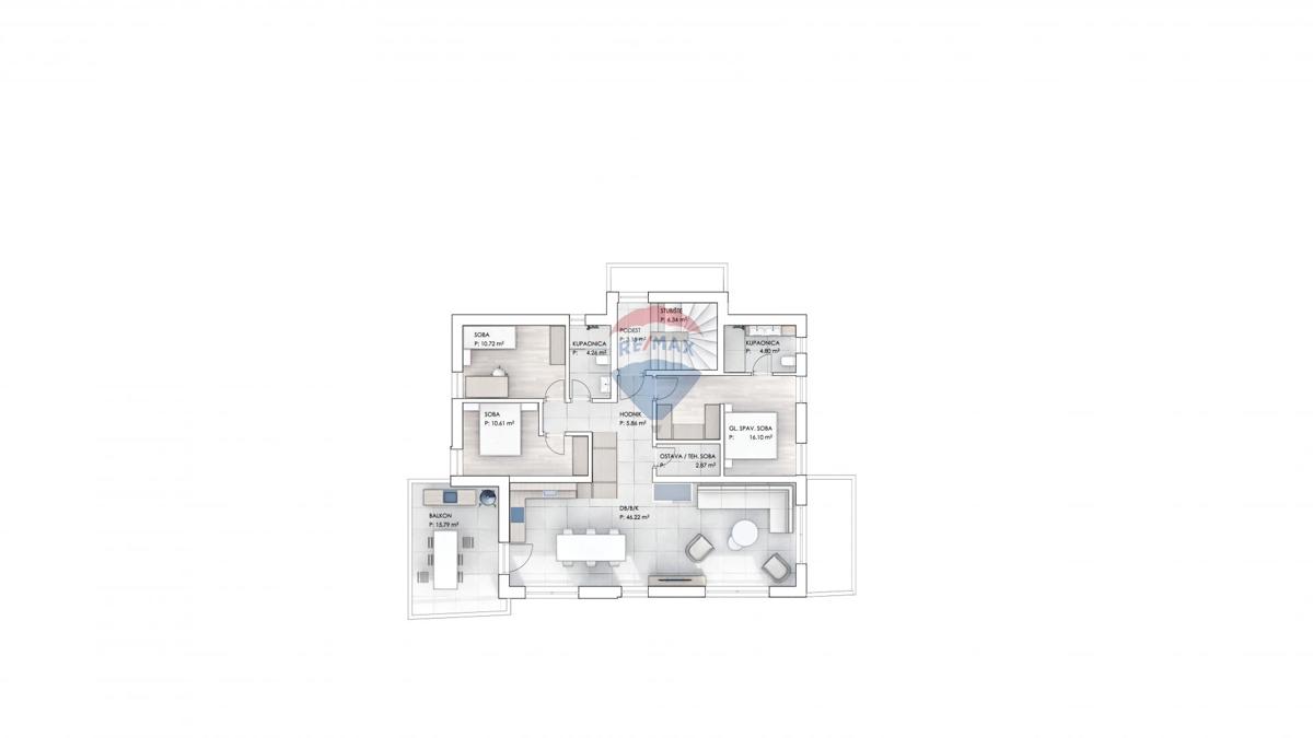 Stavbno zemljišče Krk, 753,56m2