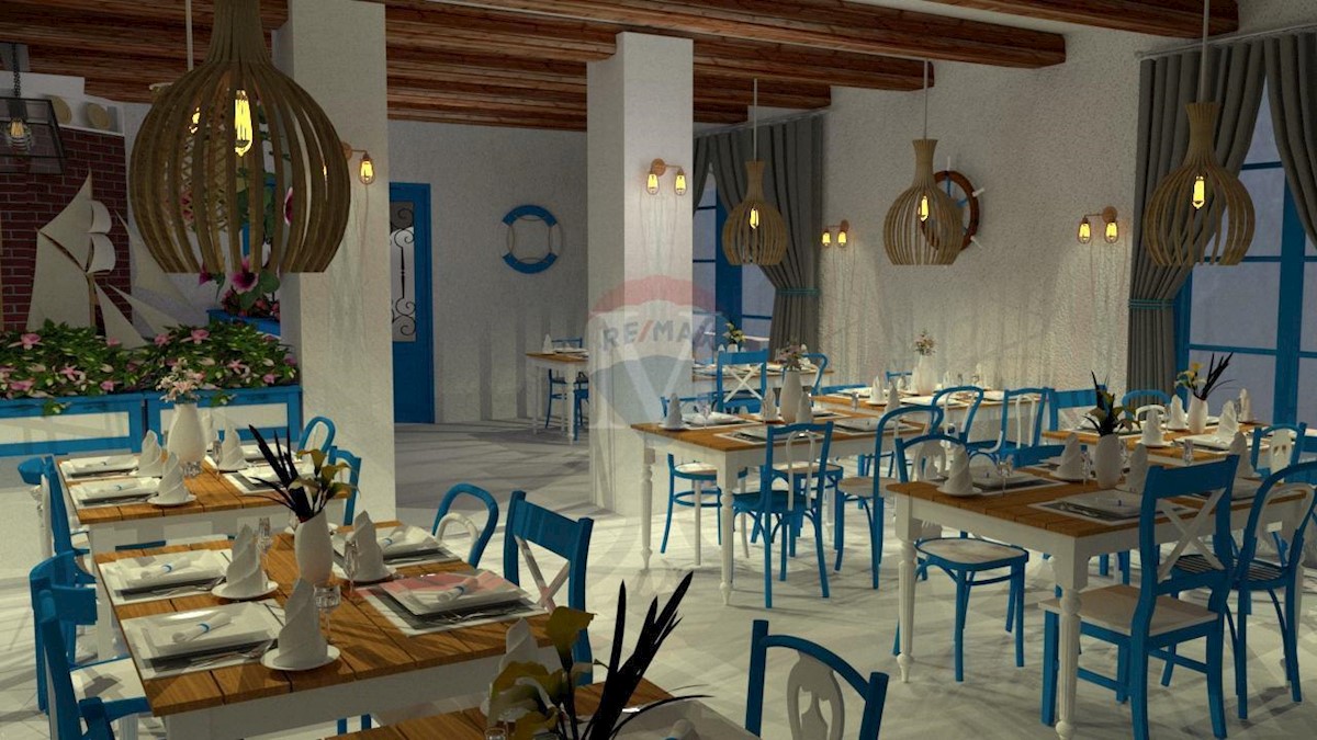 Mali Lošinj, Restaurant with apartment in the center in a TOP LOCATION!