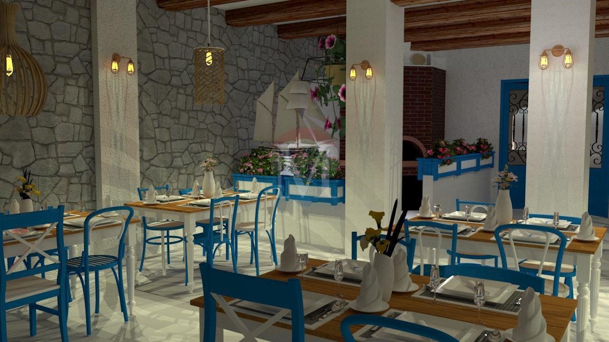 Mali Lošinj, Restaurant with apartment in the center in a TOP LOCATION!