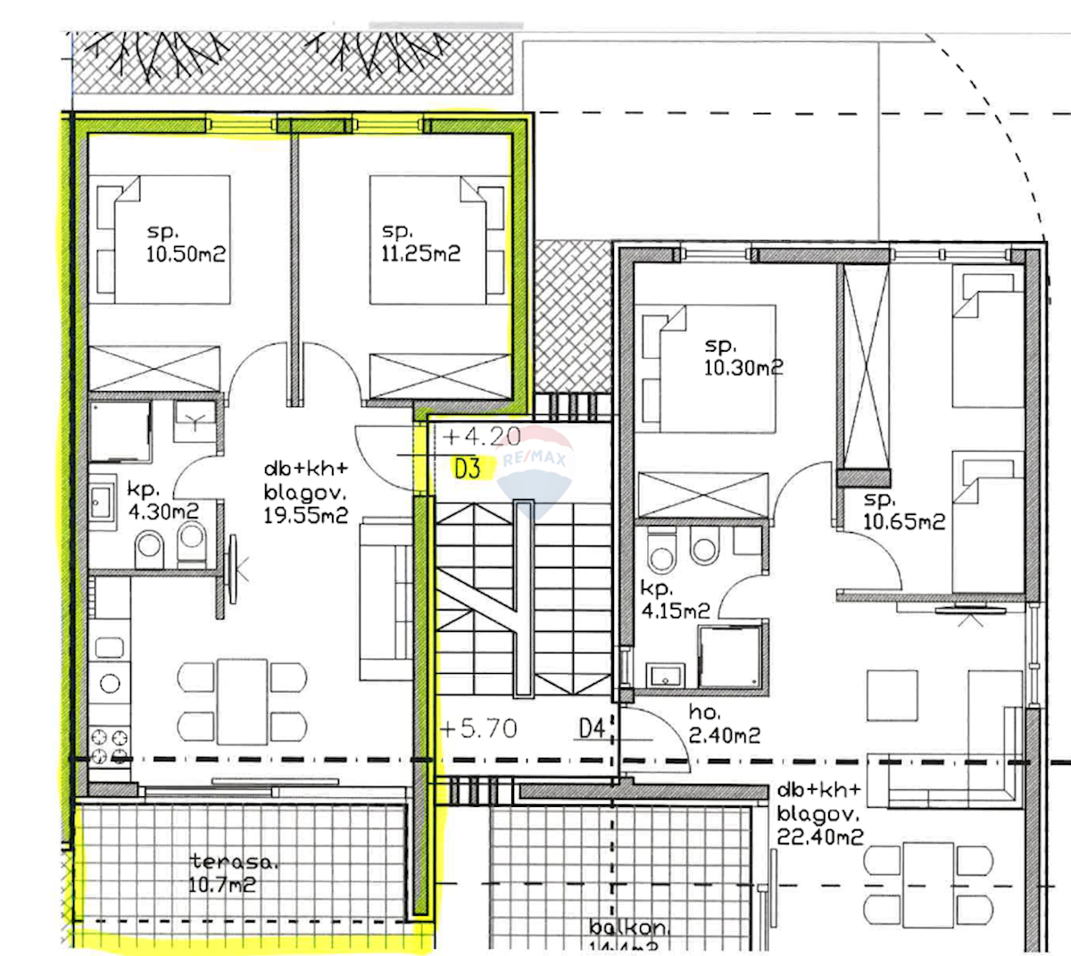 Stanovanje/Apartma Umag, 73,91m2