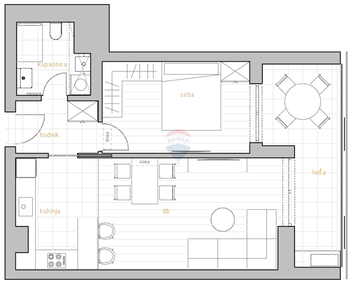 Stanovanje/Apartma Zamet, Rijeka, 57,13m2