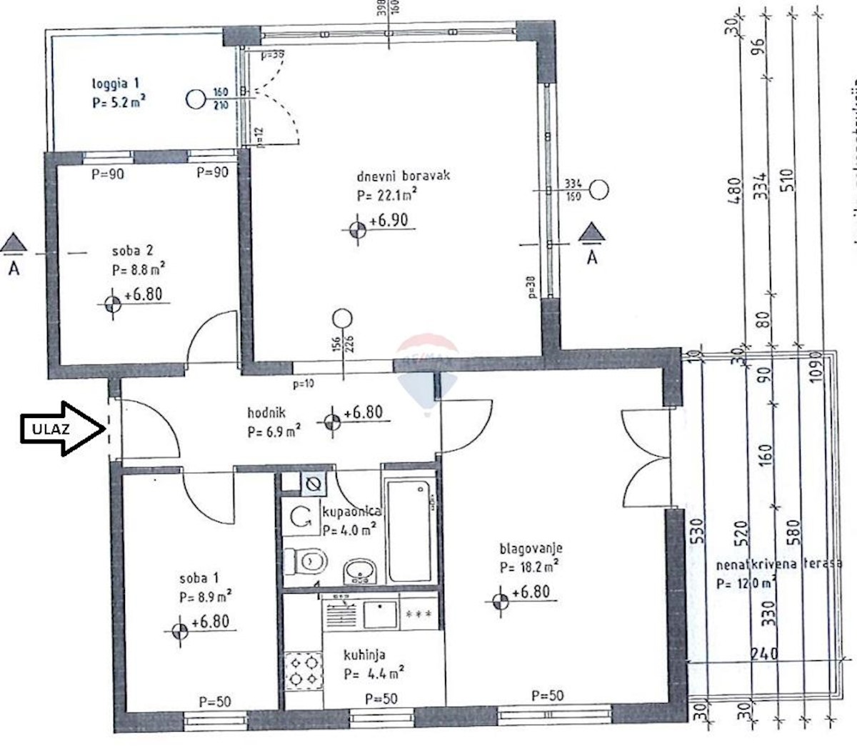 Stanovanje/Apartma Donje Vrapče, Stenjevec, 82,77m2