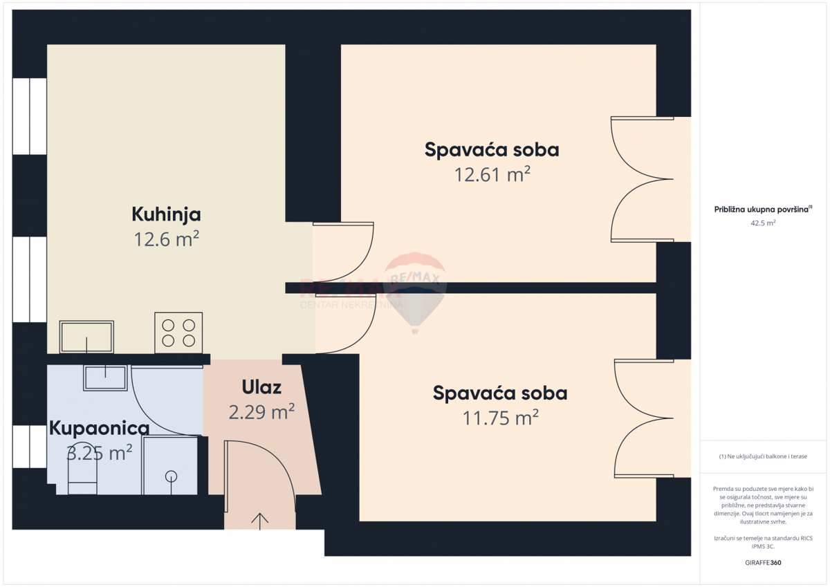 Stanovanje/Apartma Dramalj, Crikvenica, 49m2