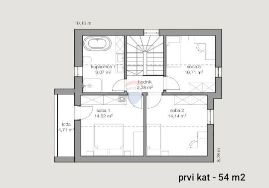 Istra, Žminj - gradbena parcela, 1.106m2