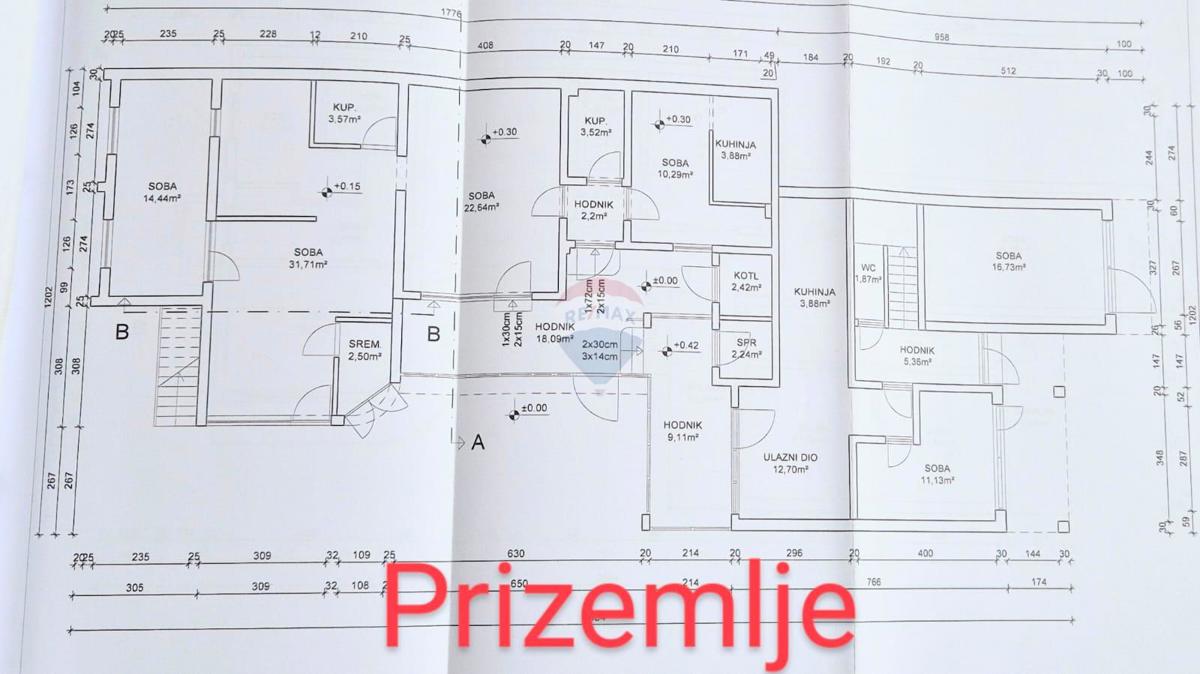Hiša Zeleni brijeg, Sisak, 530m2