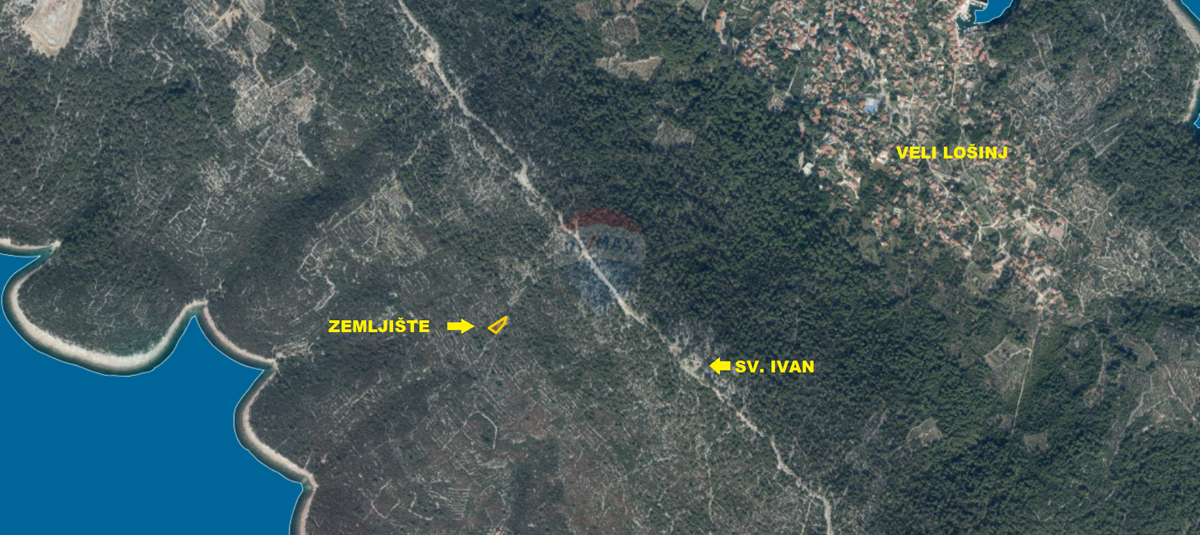 Stavbno zemljišče Veli Lošinj, Mali Lošinj, 795m2