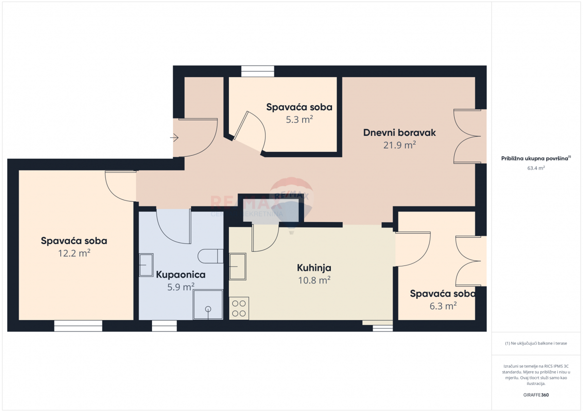Stanovanje/Apartma Ližnjan, 70,15m2