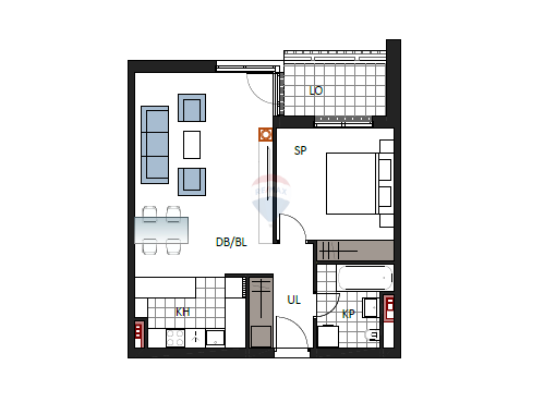 Stanovanje/Apartma Delnice, 58,14m2