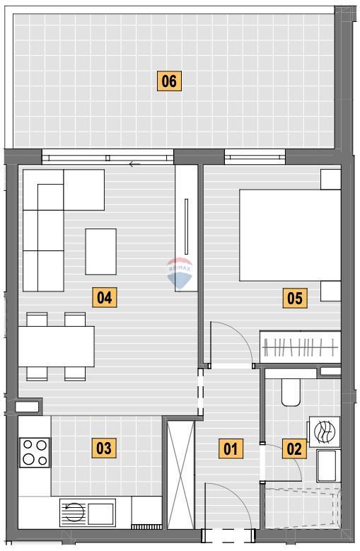 Senj – Enosobno Stanovanje v Novogradnji