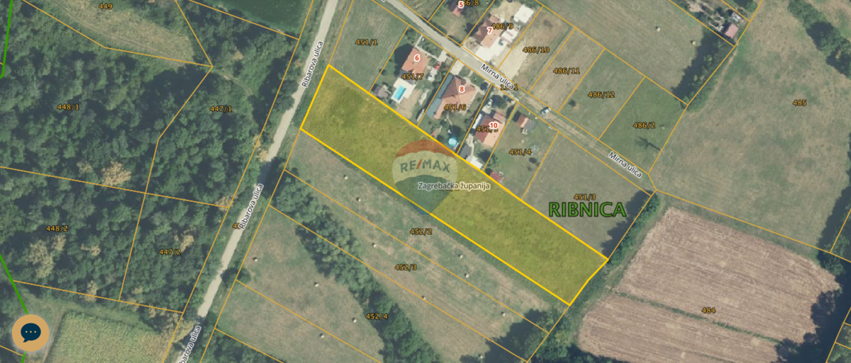 Stavbno zemljišče Ribnica, Velika Gorica - Okolica, 5.101m2