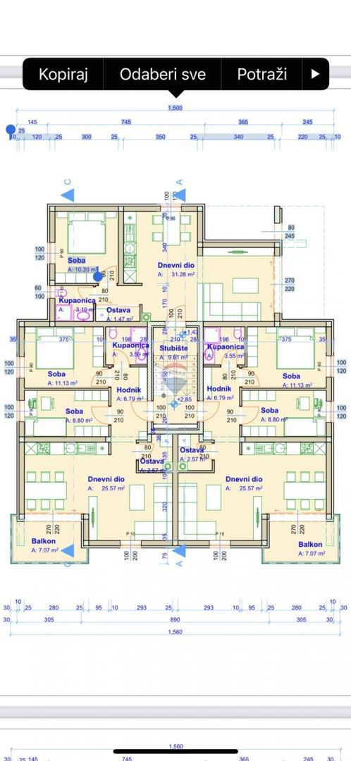 Stanovanje/Apartma Saršoni, Viškovo, 61m2