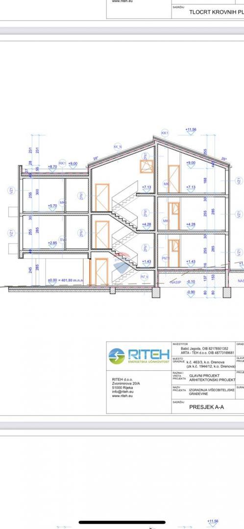 Stanovanje/Apartma Saršoni, Viškovo, 61m2