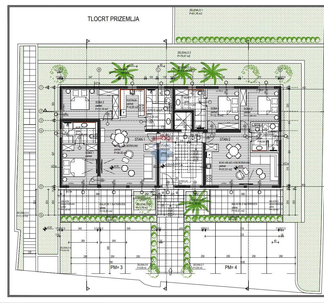 Stanovanje/Apartma Novi Vinodolski, 100m2