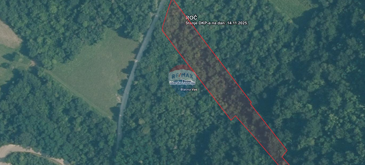 Stavbno zemljišče Čiritež, Buzet, 9.290m2