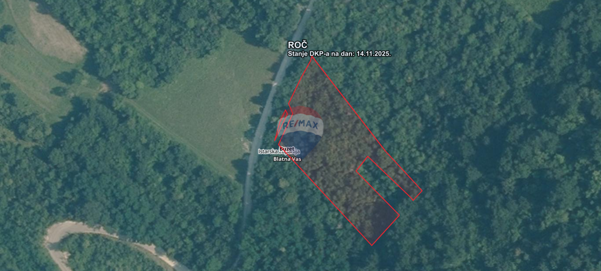 Stavbno zemljišče Čiritež, Buzet, 9.290m2