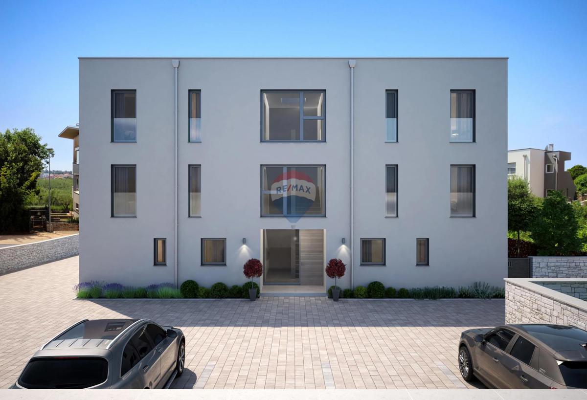 Umag, Zambratija – Moderen pritlični apartma z vrtom – Novogradnja