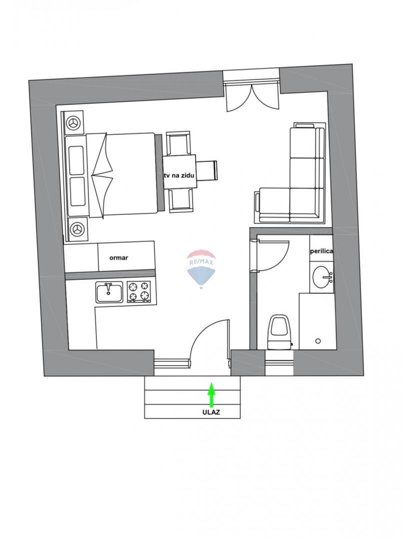 Stanovanje/Apartma Sošići, Kanfanar, 32m2