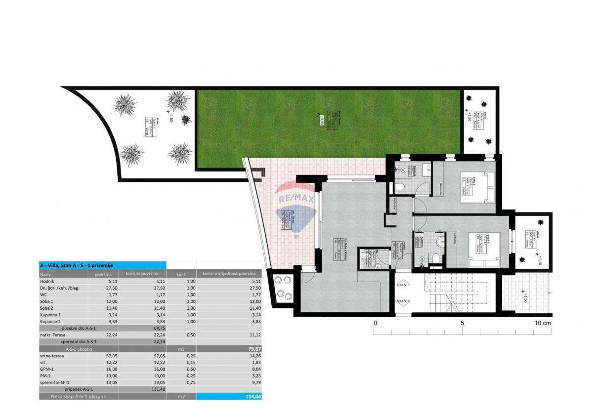 Stanovanje/Apartma Lovran, 86,99m2