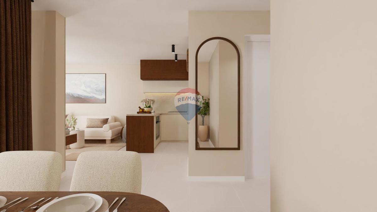 Istra, novogradnja dvosobno stanovanje 73 m²