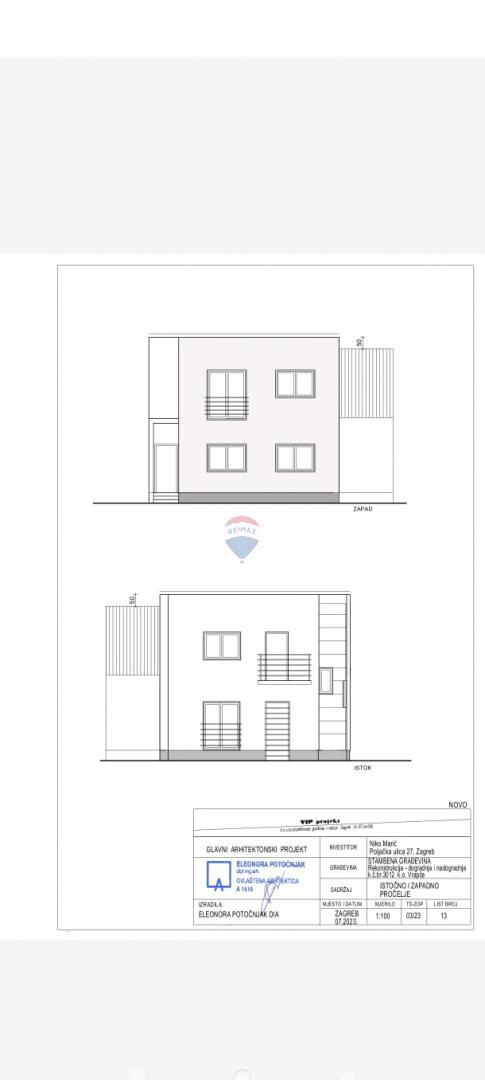 Hiša Kustošija, Črnomerec, 137,84m2