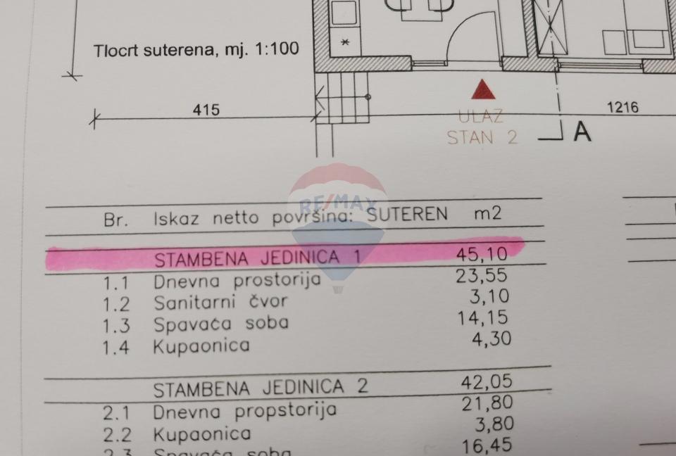 Stanovanje Fažana, 45m2
