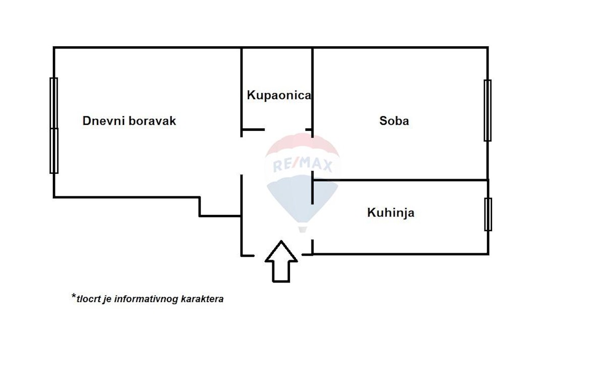 Stanovanje/Apartma Srebrnjak, Maksimir, 44,82m2