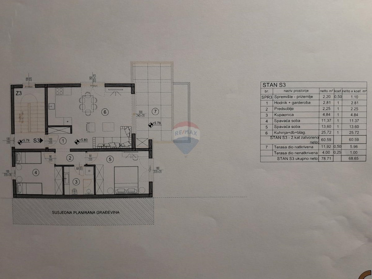 Stanovanje/Apartma Medulin, 71,15m2