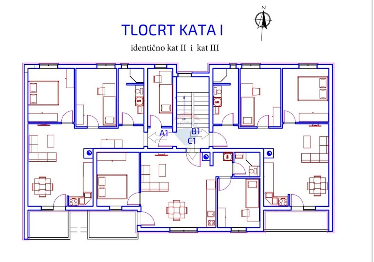 Stanovanje/Apartma Monvidal, Pula, 59,50m2