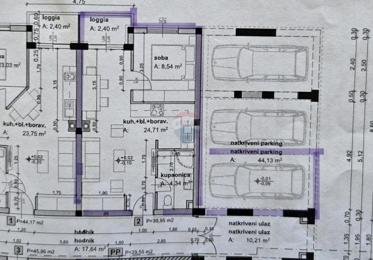Stanovanje/Apartma Kaštanjer, Pula, 39,95m2