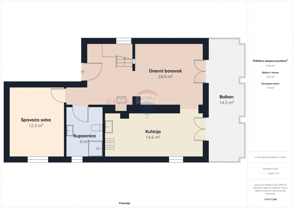 Stanovanje/Apartma Ližnjan, 76,16m2