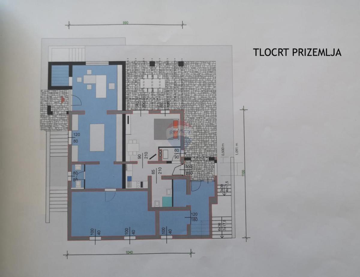 Hiša okolica Pule, Pula, 250m2
