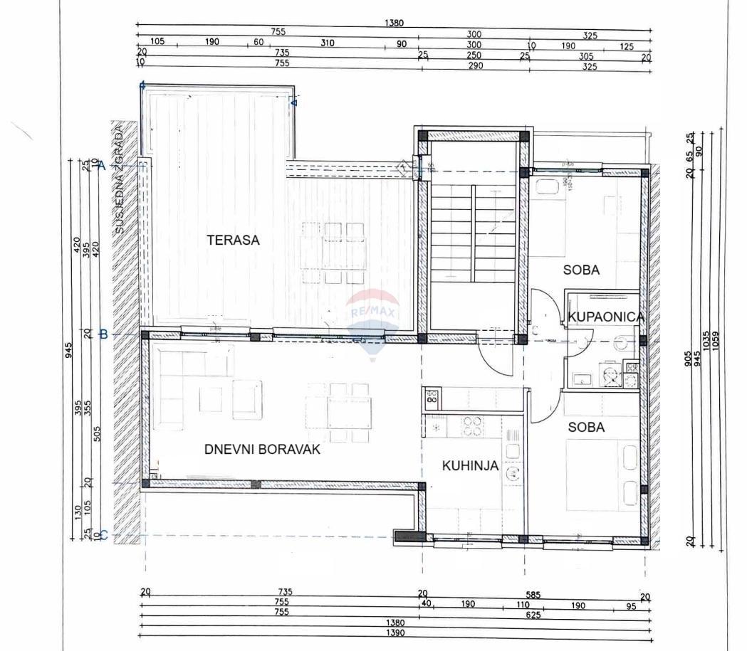 Stanovanje/Apartma Gaišće, Sesvete, 122m2