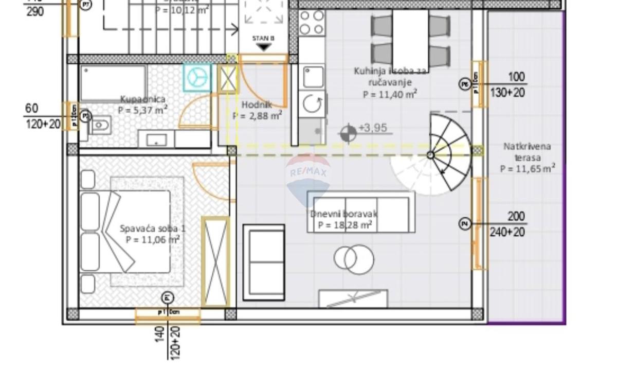 Stanovanje/Apartma Valbandon, Fažana, 69,59m2