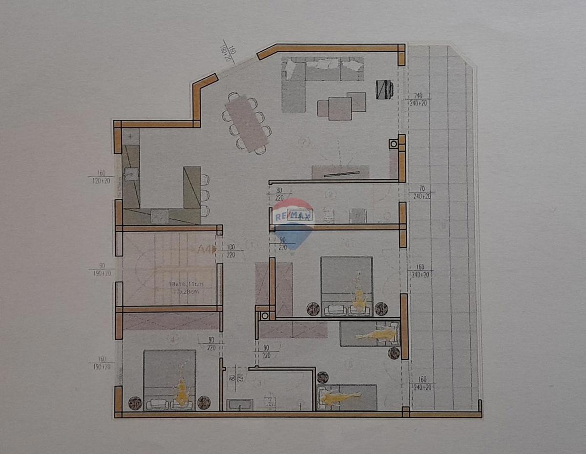Stanovanje/Apartma Veli vrh, Pula, 110m2