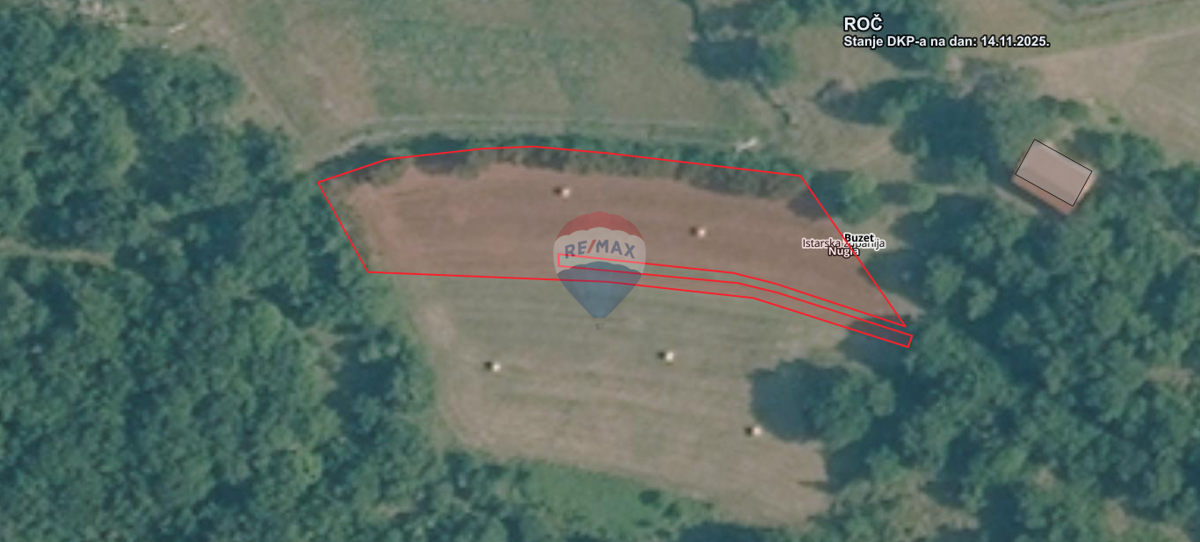 Stavbno zemljišče Roč, Buzet, 3.293m2