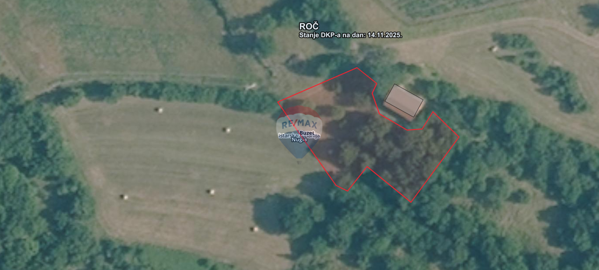 Stavbno zemljišče Roč, Buzet, 3.293m2