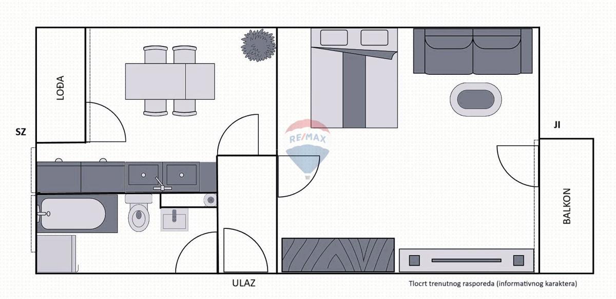 Stanovanje/Apartma Maksimir, 43m2